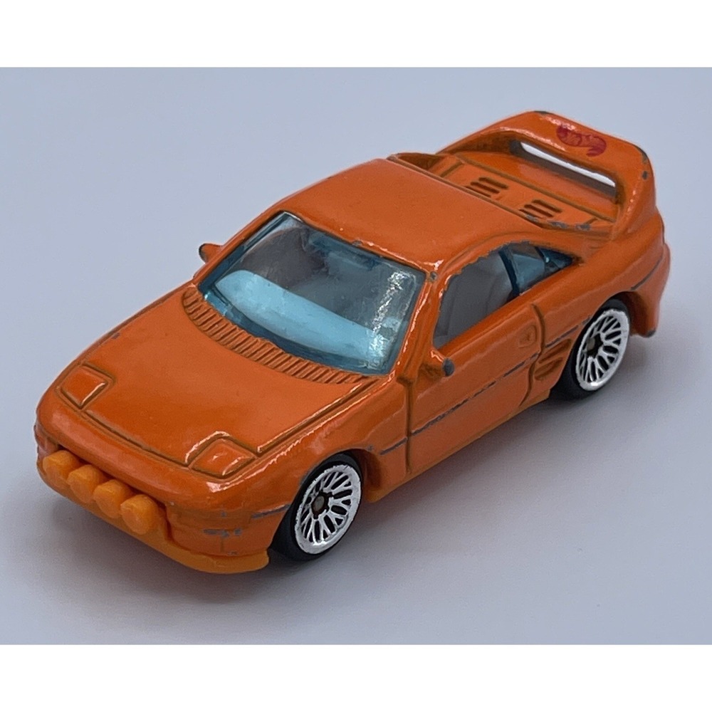 Rare Hot Wheels Toyota MR2 Orange Transporter Kool Toyz Loose Car HTF